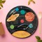 8 Count Space Party Bright Planets Paper Dinner Plates 9 Inch Solar System Theme